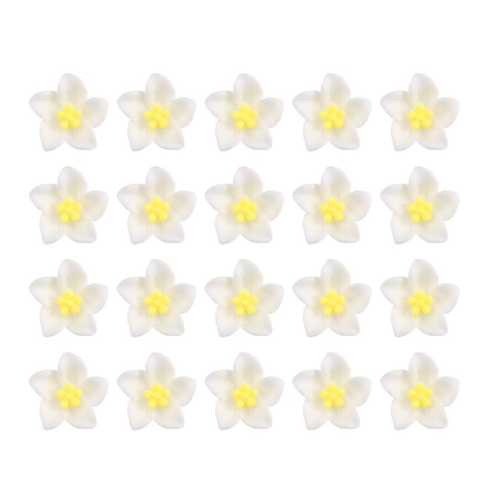 20 Pcs Mini Flower Cute Hair Clips Hair Accessories for Birthday Party Yellow